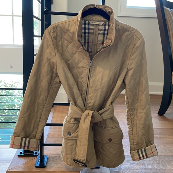 BURBERRY - Diamond Quilted Nylon Field Jacket - S